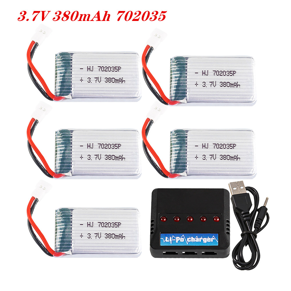 Lipo Battery Charger - Baterai Lipo 3.7V 380Mah 702035 Baterai