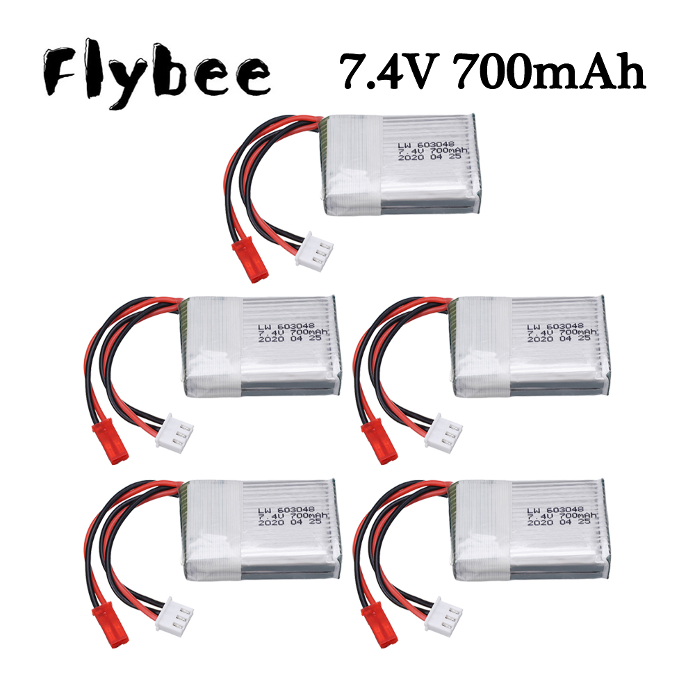 Drone Rcs - Baterai Lipo 7.4V 700mAh 25c untuk