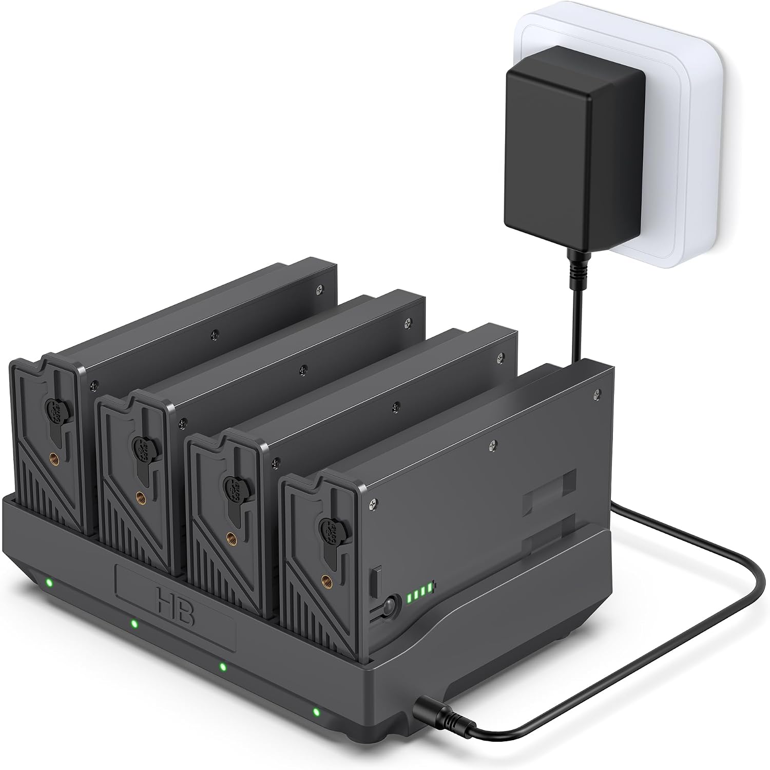 Lipo Battery Charger - Set Baterai Lipo Lithium 4-Pack, Termasuk