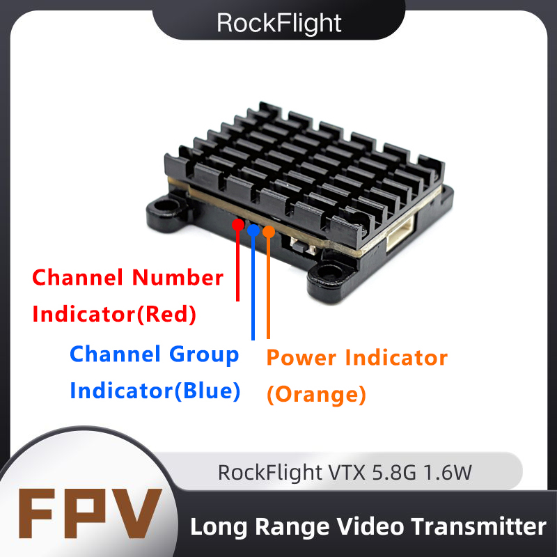 RockFlight TX663 VTX 5.8G 48CH - Rc Transmitter Drone ulasan dan harga