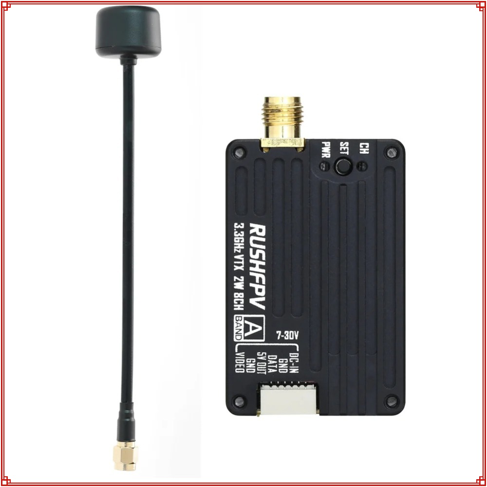 2026 RUSHFPV 3.3G 2W VTX Trans - Rc Transmitter Drone ulasan dan harga