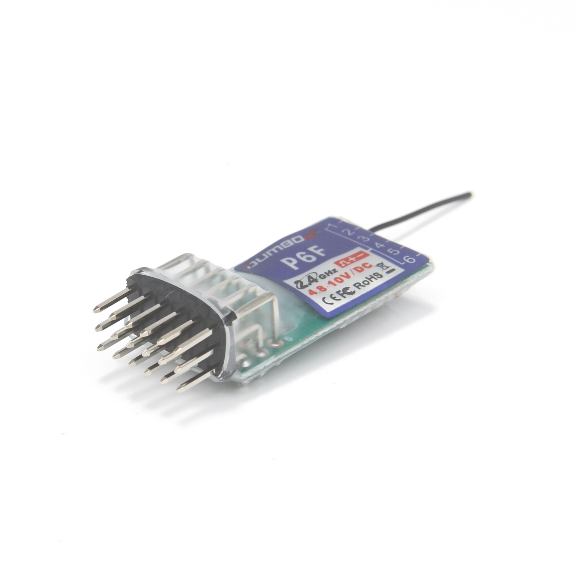 DUMBORC P6F Mini Receiver 6CH  - Telemetry Module Rc ulasan dan harga
