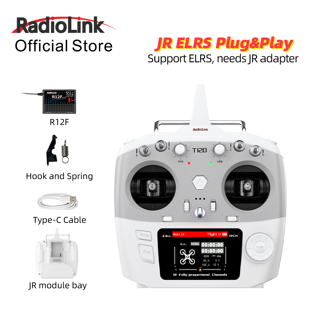 Modul RadioLink T12D JR 12CH 2 - Drone Rcs ulasan dan harga