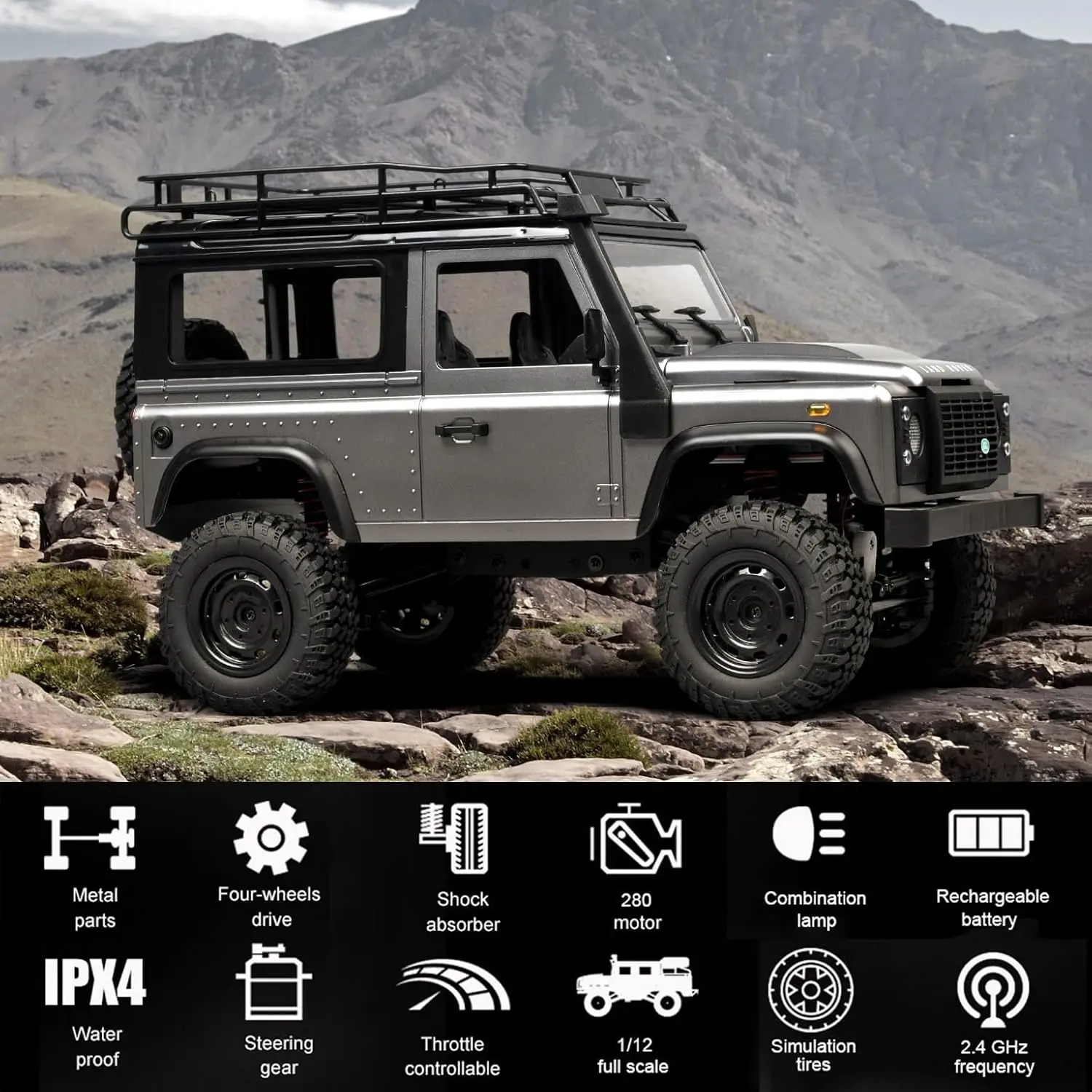 Truk RC Rock Crawler RC 4x4 MN - Rc Rock Crawler ulasan dan harga