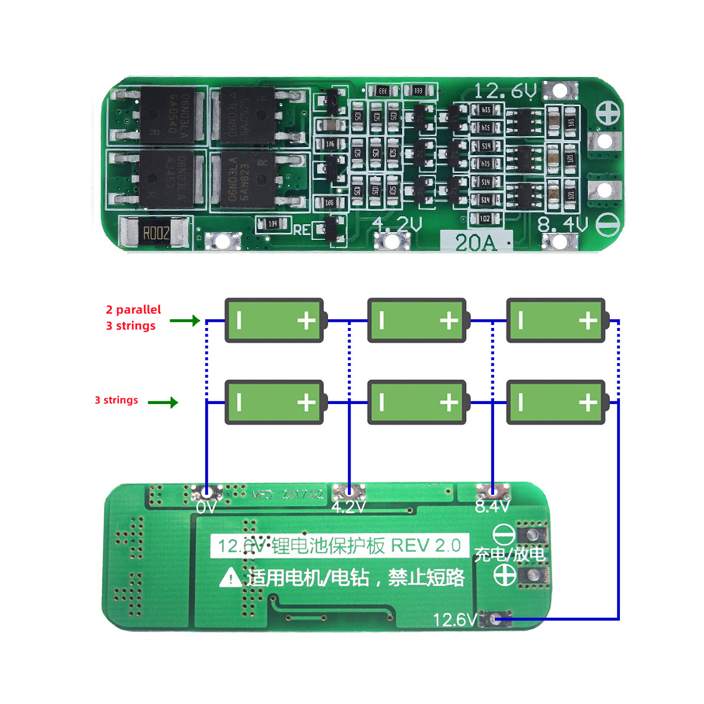 Papan pelindung BMS PCB pengis - Lipo Battery Charger ulasan dan harga