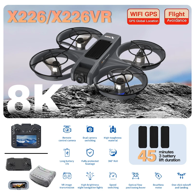 Drone RC FPV X226 X226VR Asli, - Drone Rc X226 ulasan dan harga