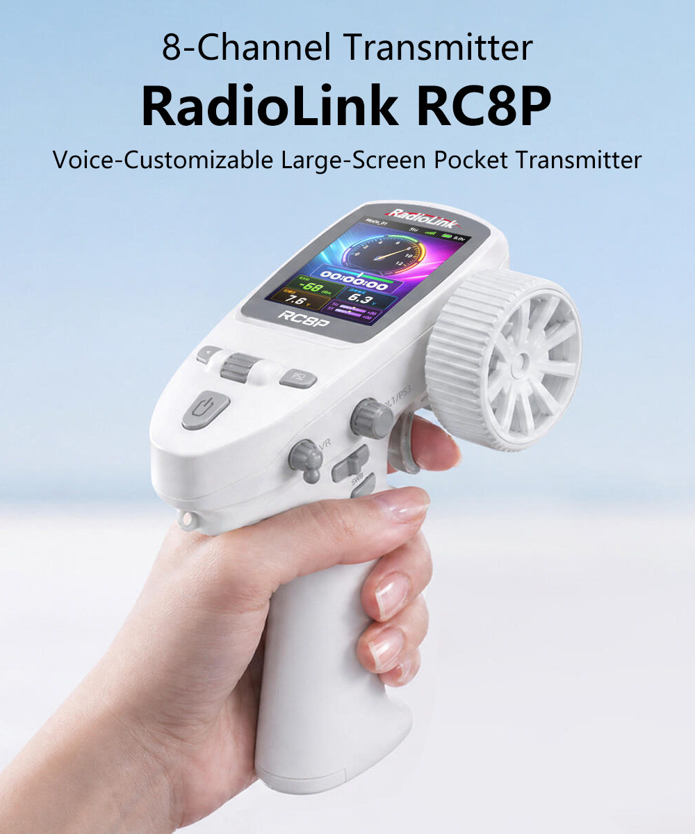 Transmitter RadioLink RC8P 8CH - Telemetry Module Rc ulasan dan harga