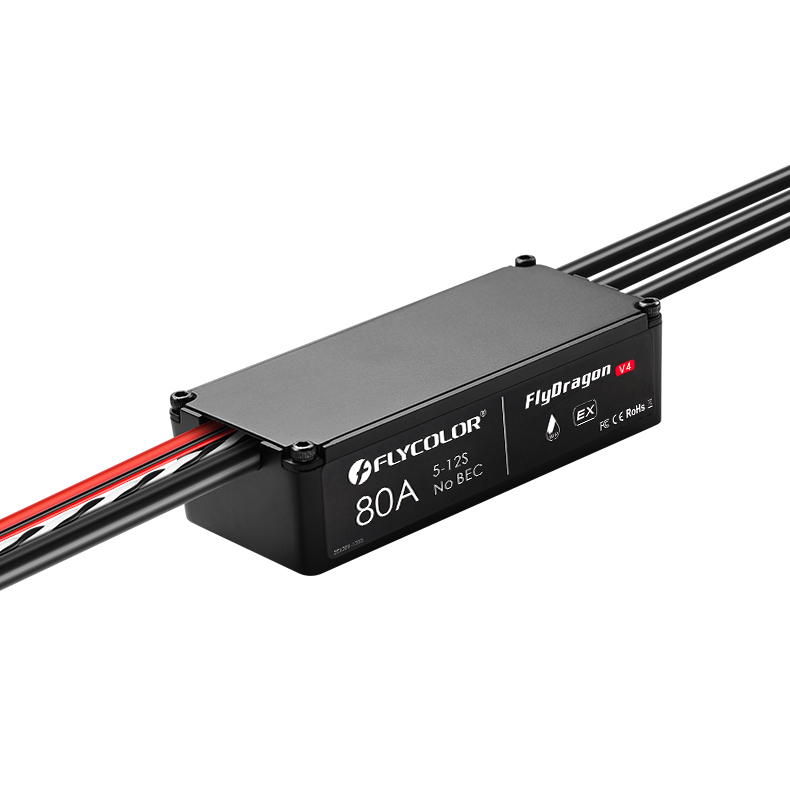 Flycolor FlyDragon 80A V4 ESC  - Drone Rc V4 ulasan dan harga